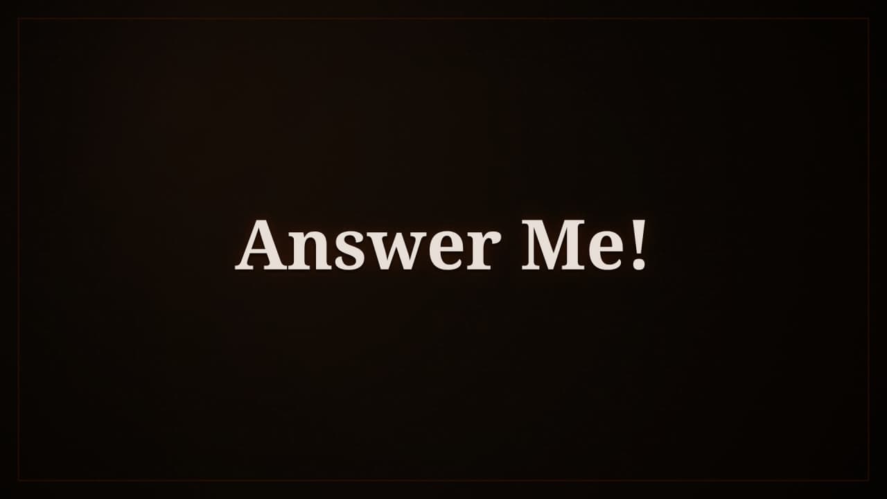 Cover image for story: Answer Me!